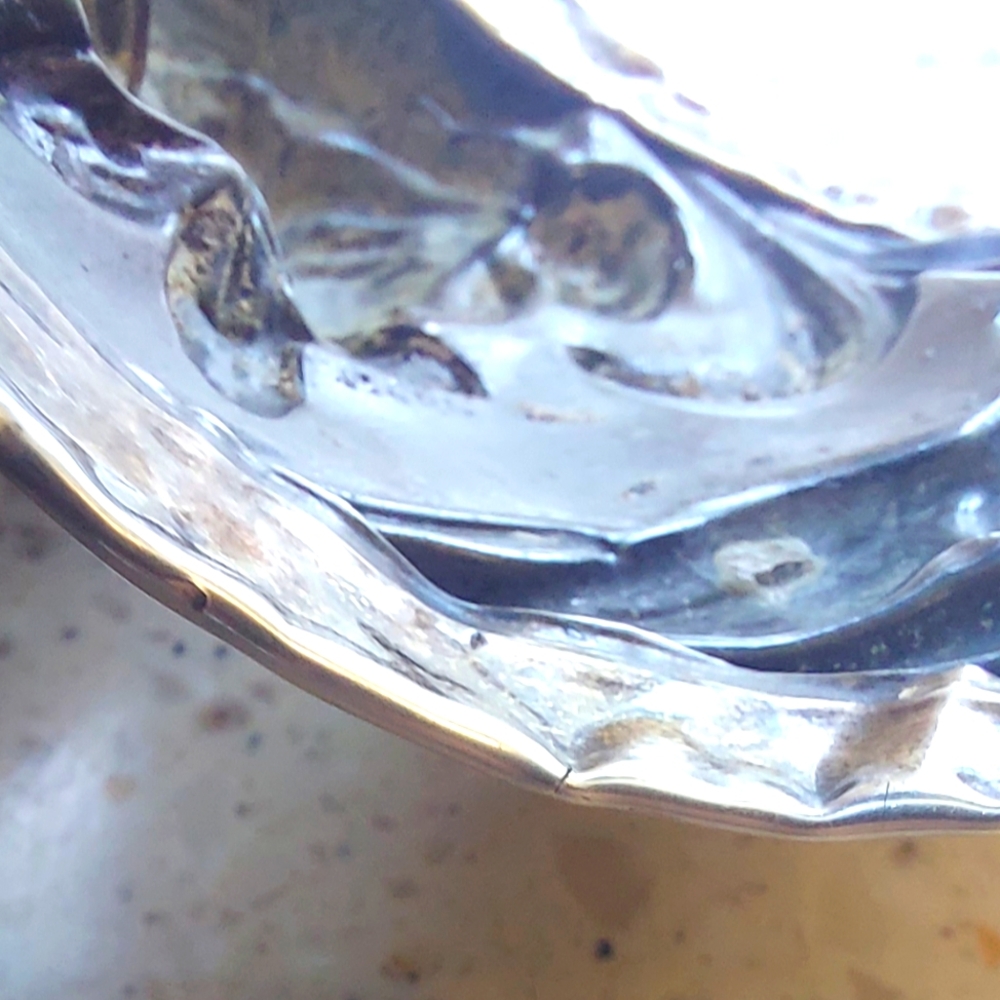 Art Nuovo Silver Cuff Bracelet with Face Motif - Picture 3 of 10